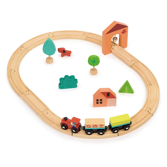 Wooden Train Set