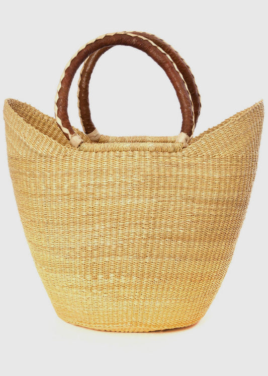 Solid Woven Tote