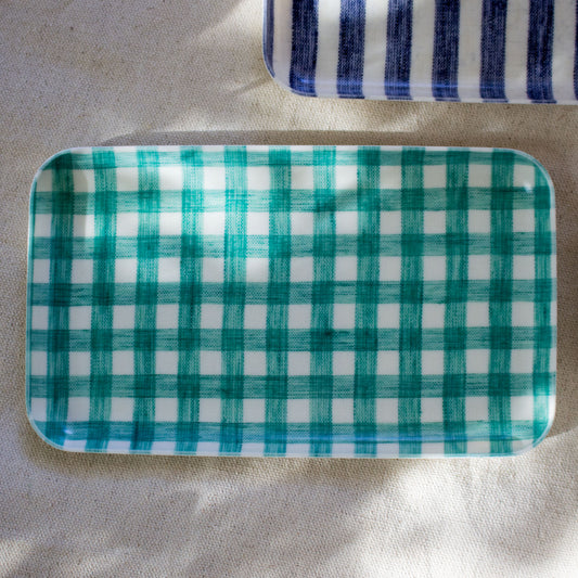 Fog Linen Work,  Linen Coated Tray - Jules