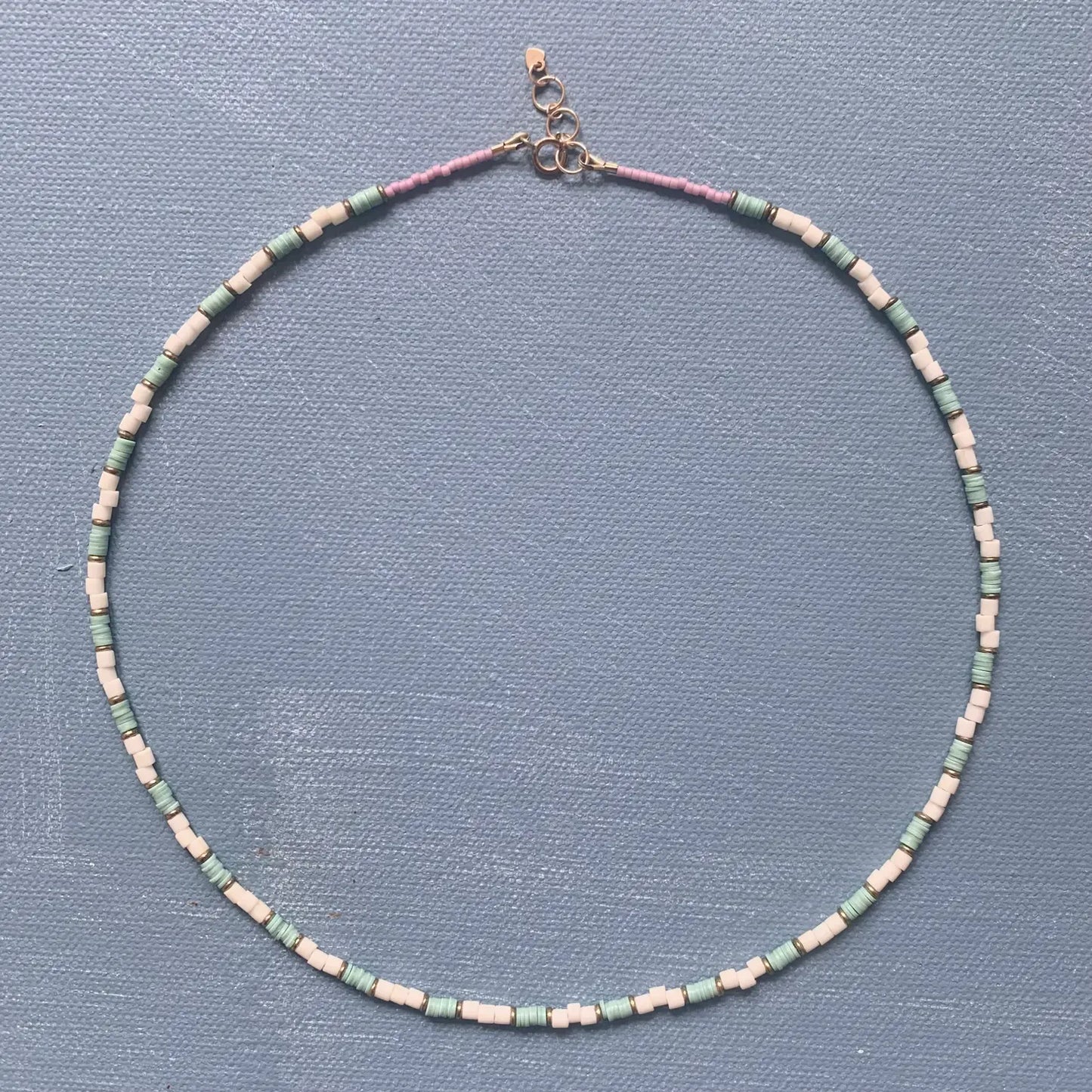 Stripe Beaded Necklace