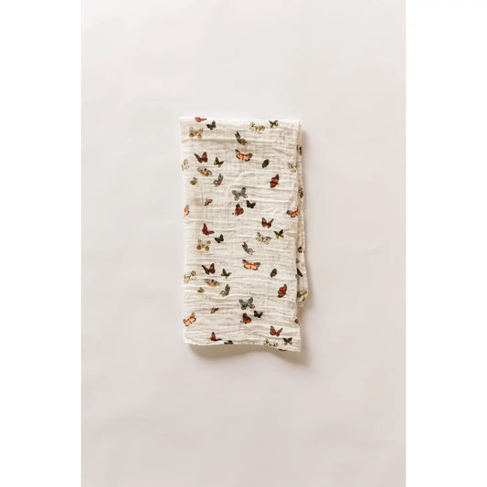 Butterfly Migration Swaddle Blanket