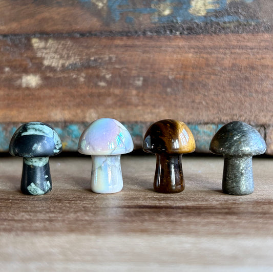 Crystal Mushrooms - Set of 4