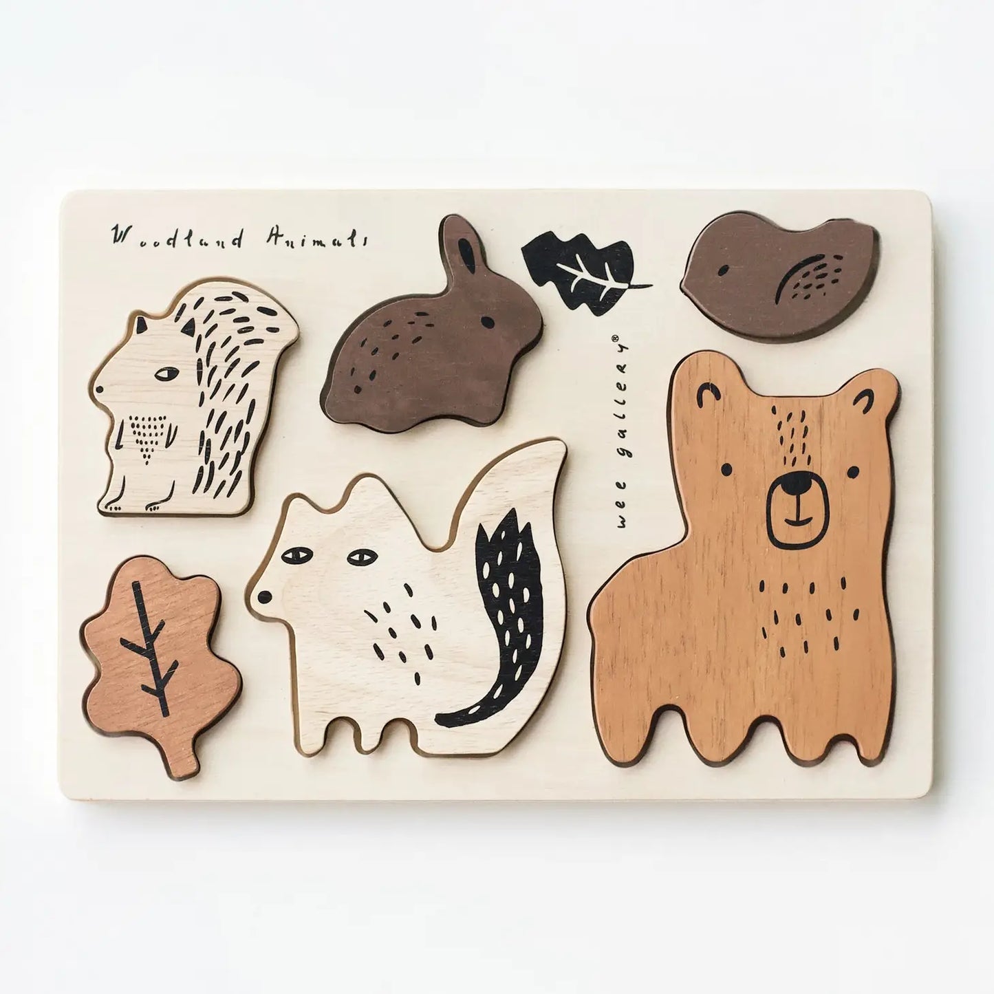 Woodland Animals Wooden Puzzle